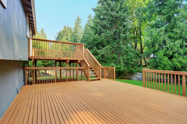 Multi Level Deck Installation in Fuquay Varina
