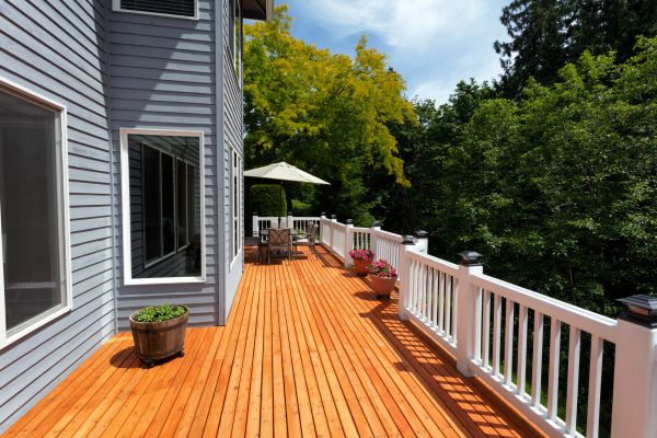 Cedar Deck Construction in Fuquay Varina